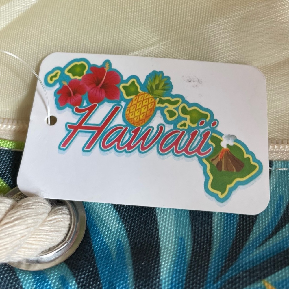 Tropical Island Sense Hawaiian Floral Beach Bag w/Pouch - Picture 6 of 7